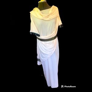 Toga Dress with belt and cuffs